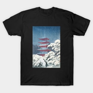 Nikko Five Storied Pagoda by Tsuchiya Koitsu T-Shirt